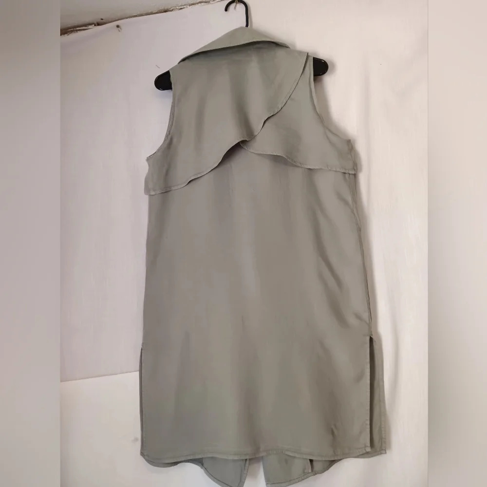 Walter Baker Utility vest jacket, size M, green, Safari Vacation, Lyocell. - Picture 5 of 15